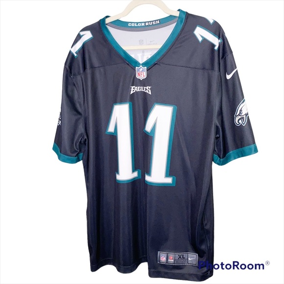 Nike Other - NFL Nike Dri Fit Cool Rush Philadelphia Eagles Carson Wentz Jersey Shirt Size XL